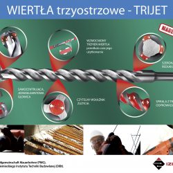 Izoservice wiertła trzyostrzowe